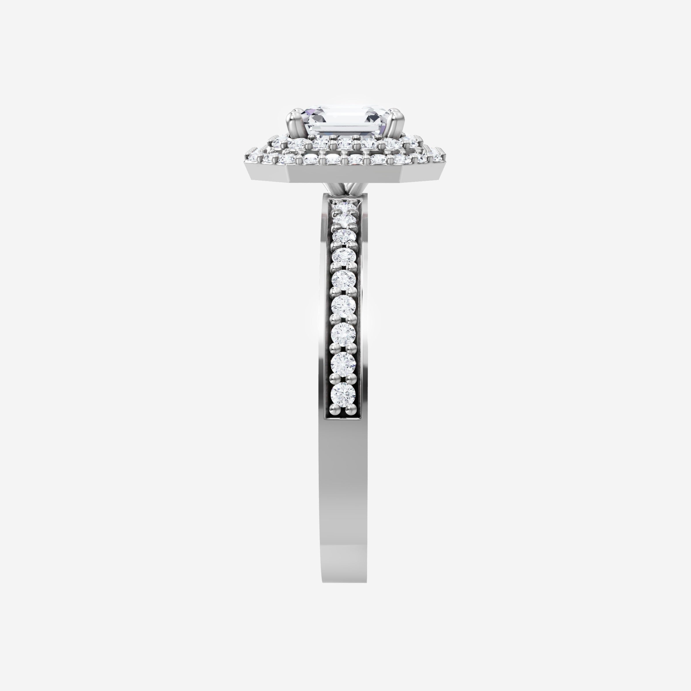 Asscher Dazzling Glam Ring