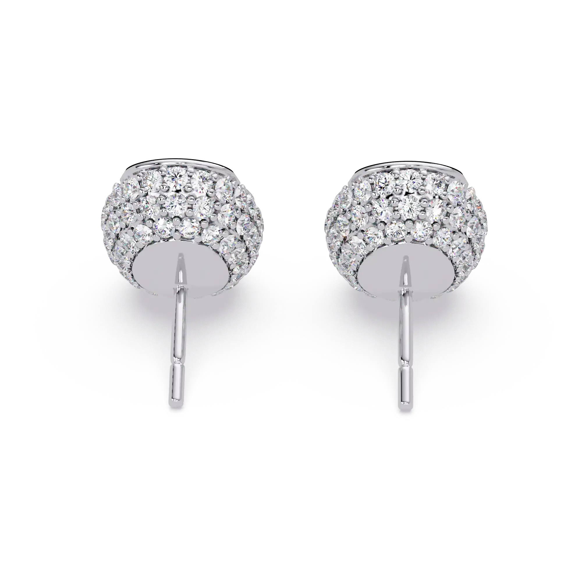 Pendientes tipo chaqueta con diamantes cultivados en laboratorio de 3,25 quilates