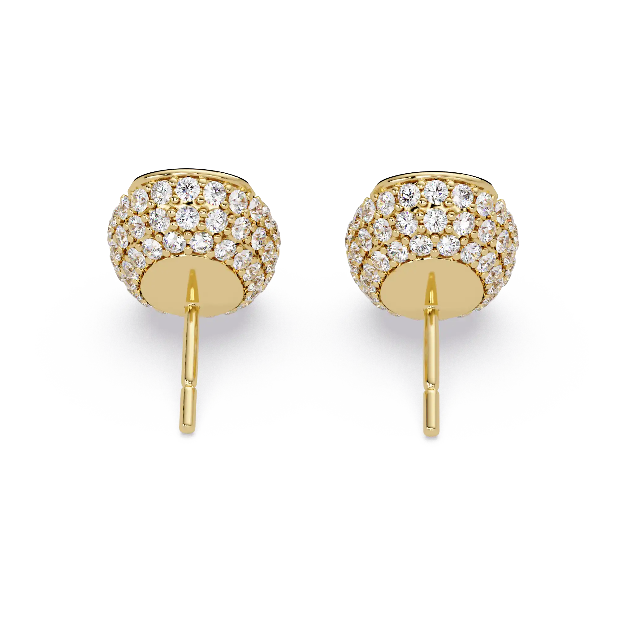 Pendientes tipo chaqueta con diamantes cultivados en laboratorio de 3,25 quilates