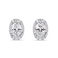 Pendientes tipo chaqueta con diamantes cultivados en laboratorio de 3,25 quilates