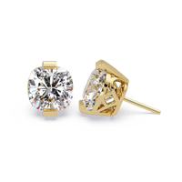 Pendientes tipo chaqueta con diamantes cultivados en laboratorio de 3,25 quilates