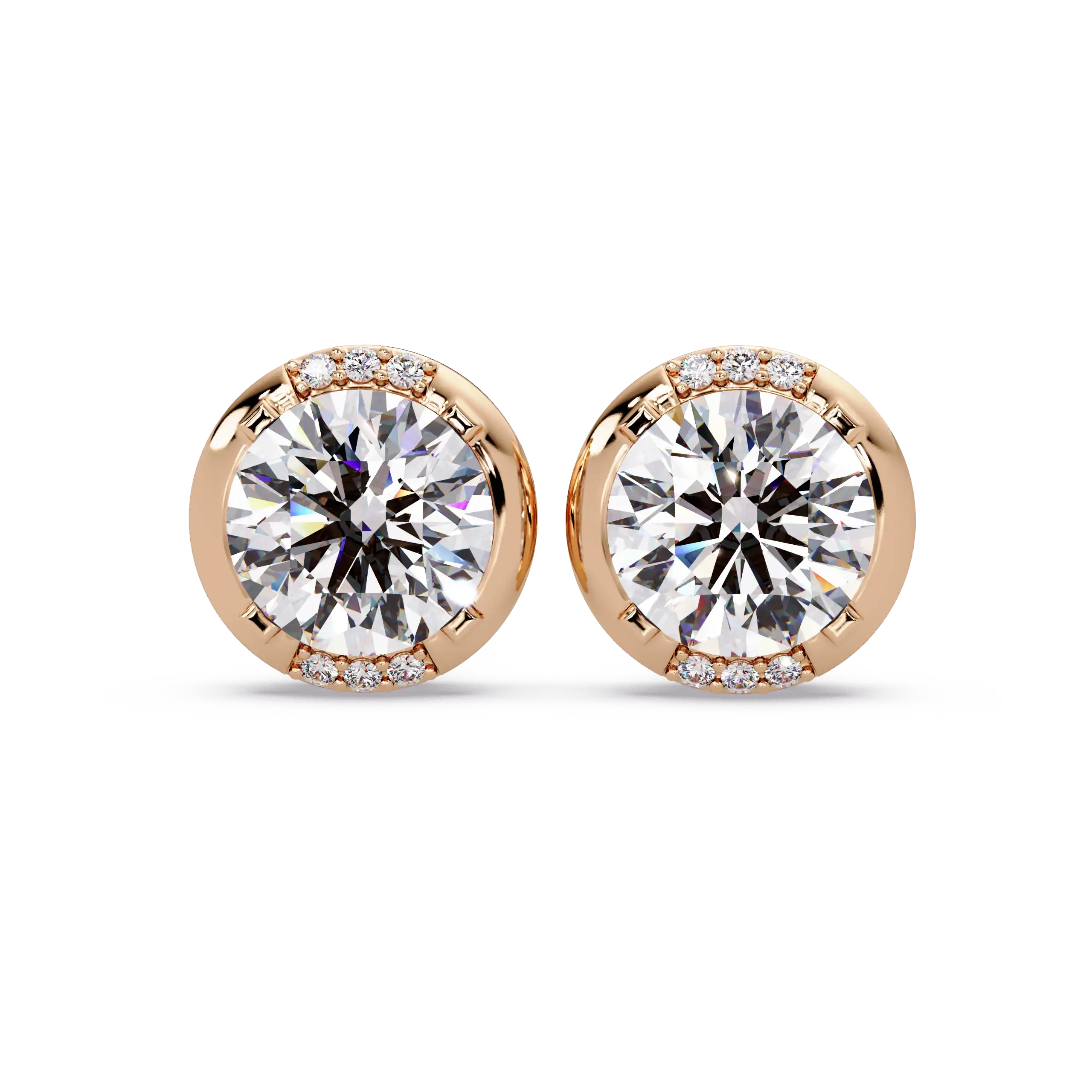 Pendientes tipo chaqueta con diamantes cultivados en laboratorio de 3,25 quilates