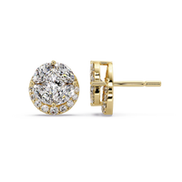 Pendientes tipo chaqueta con diamantes cultivados en laboratorio de 3,25 quilates