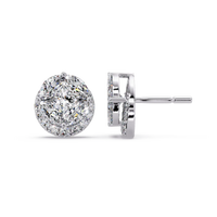 Pendientes tipo chaqueta con diamantes cultivados en laboratorio de 3,25 quilates