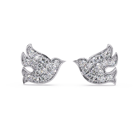 Pendientes tipo chaqueta con diamantes cultivados en laboratorio de 3,25 quilates