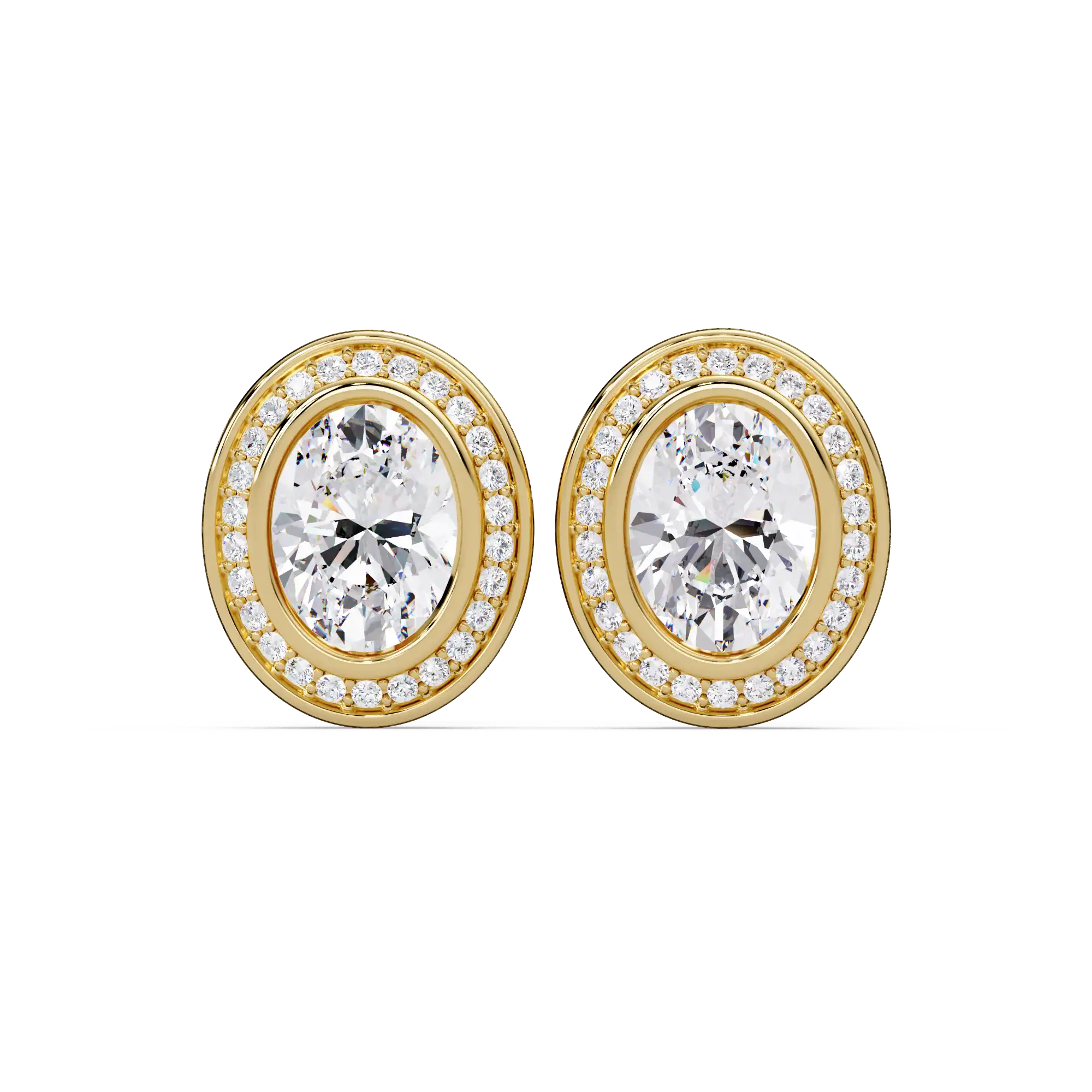 Pendientes tipo chaqueta con diamantes cultivados en laboratorio de 3,25 quilates