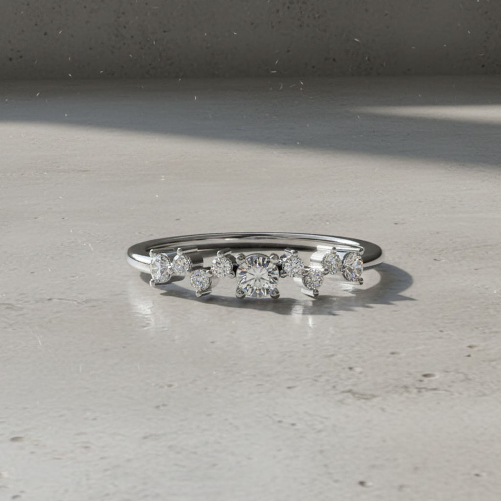 Elegant Multi-Stone Lab Grown Diamond Ring