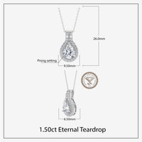 Eternal Teardrop Lab Grown Diamond Pendant