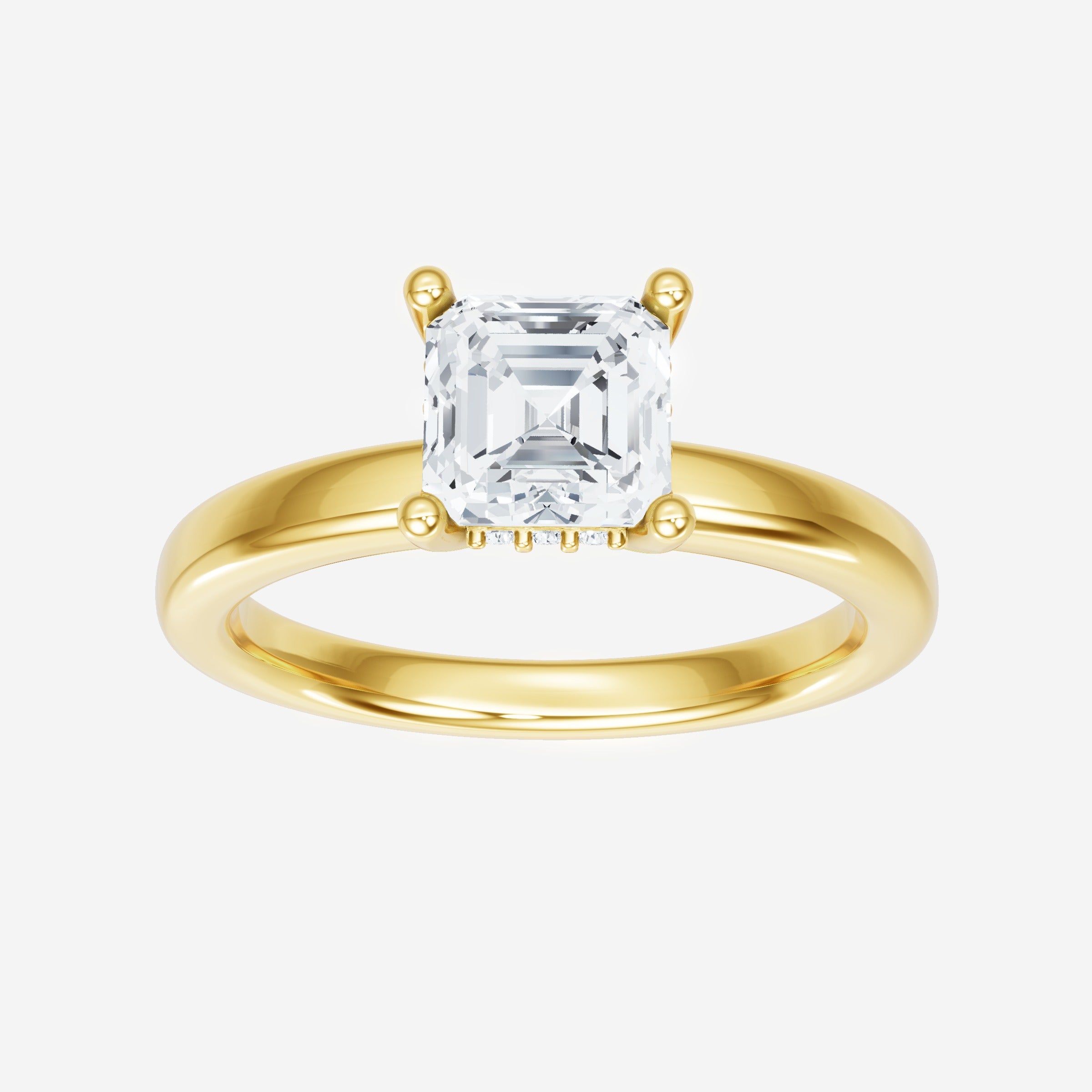 Asscher Dazzling Glam Ring