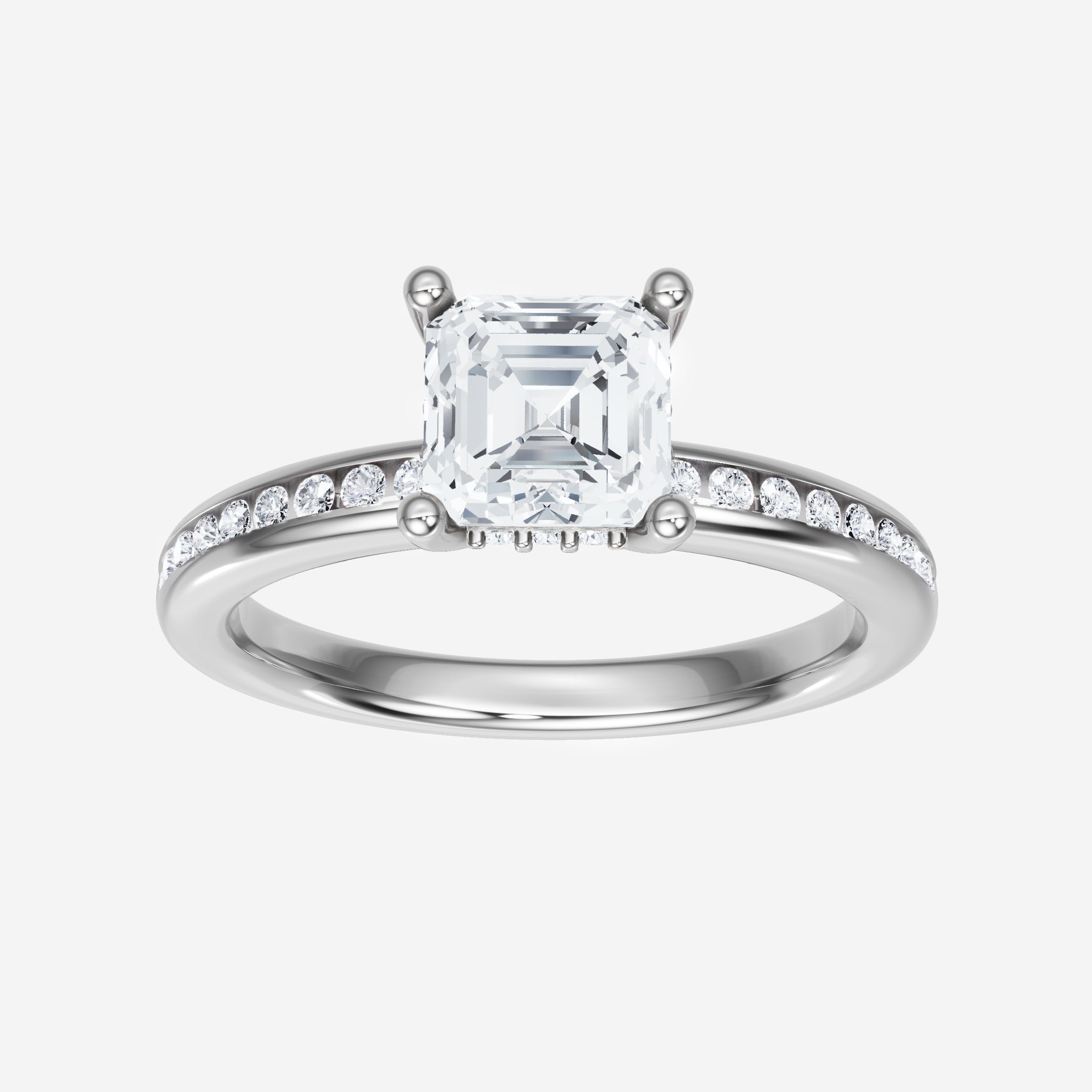 Asscher Dazzling Glam Ring