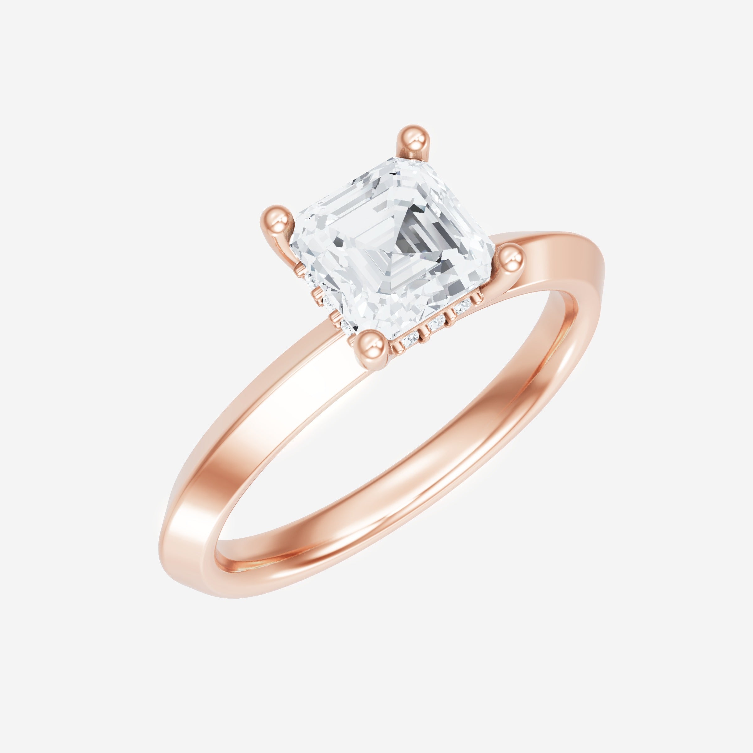 Asscher Dazzling Glam Ring
