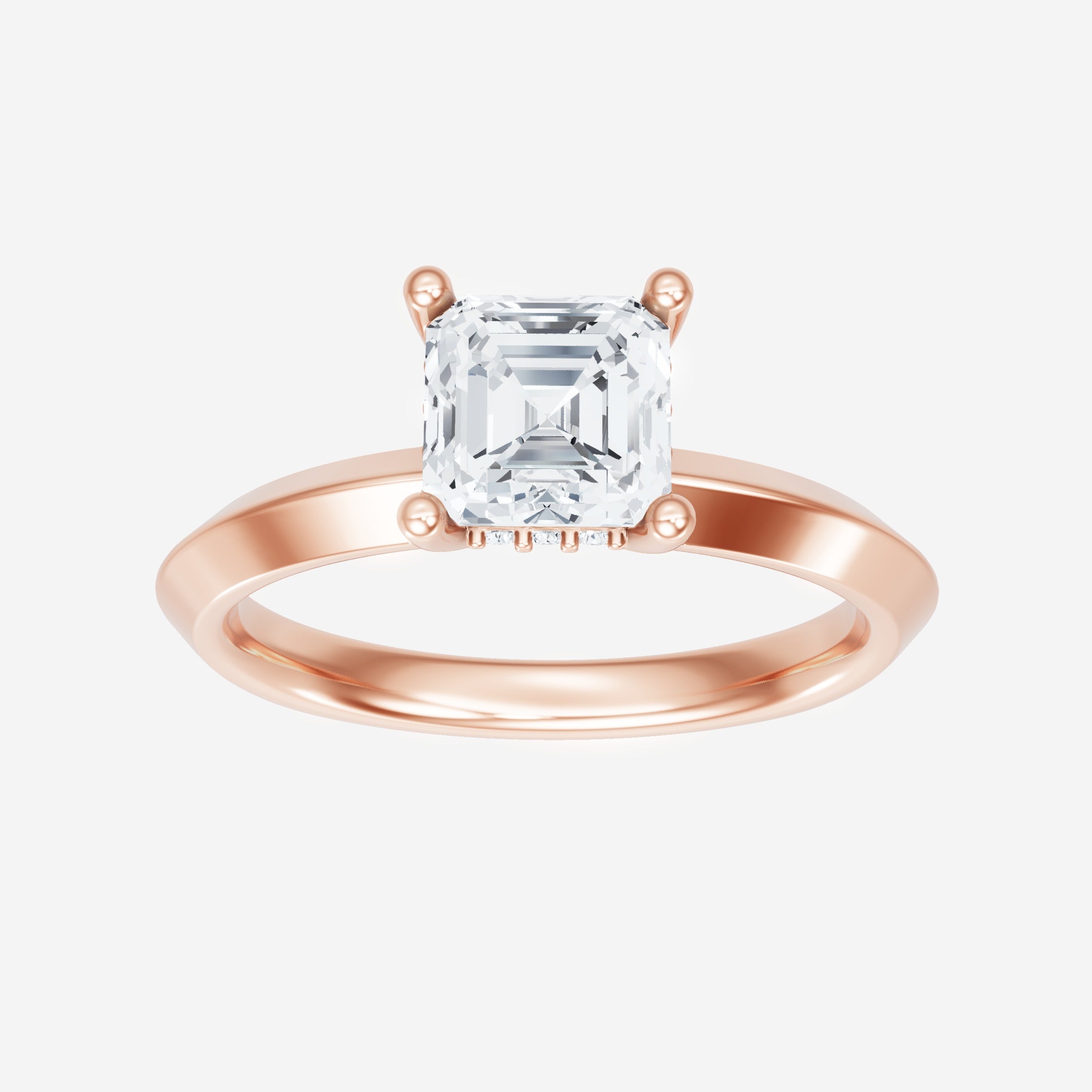 Asscher Artisan Ring