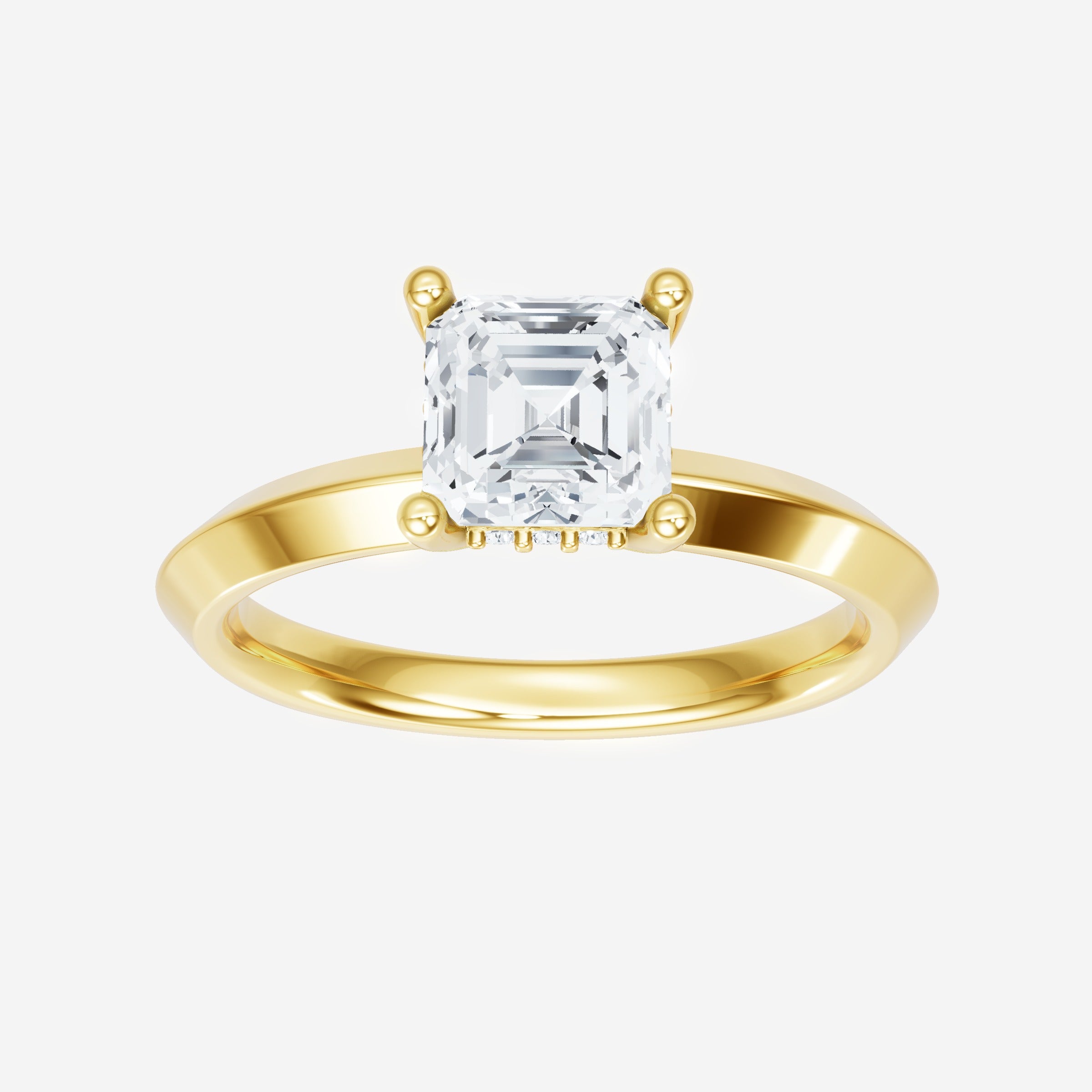 Asscher Artisan Ring