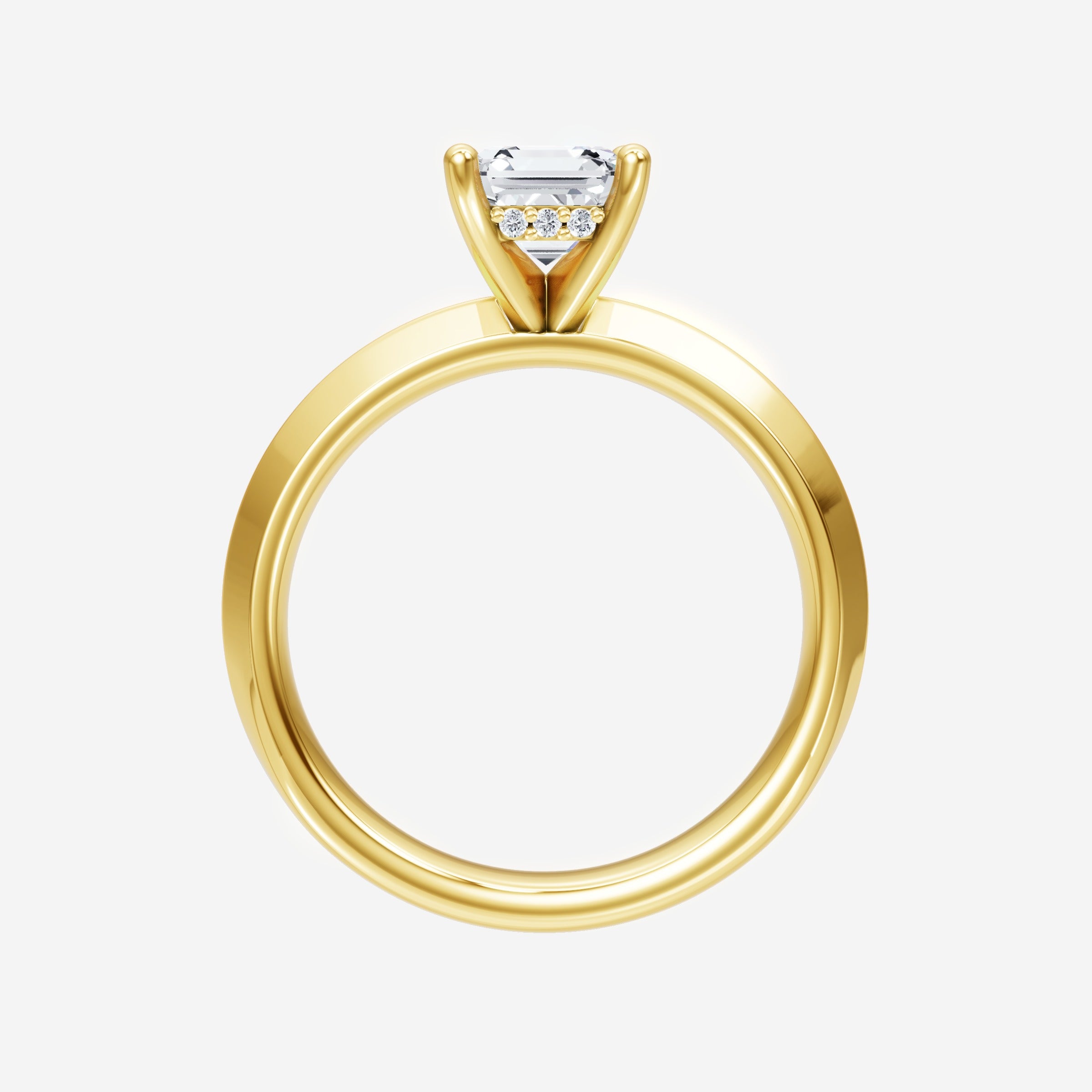 Asscher Dazzling Glam Ring