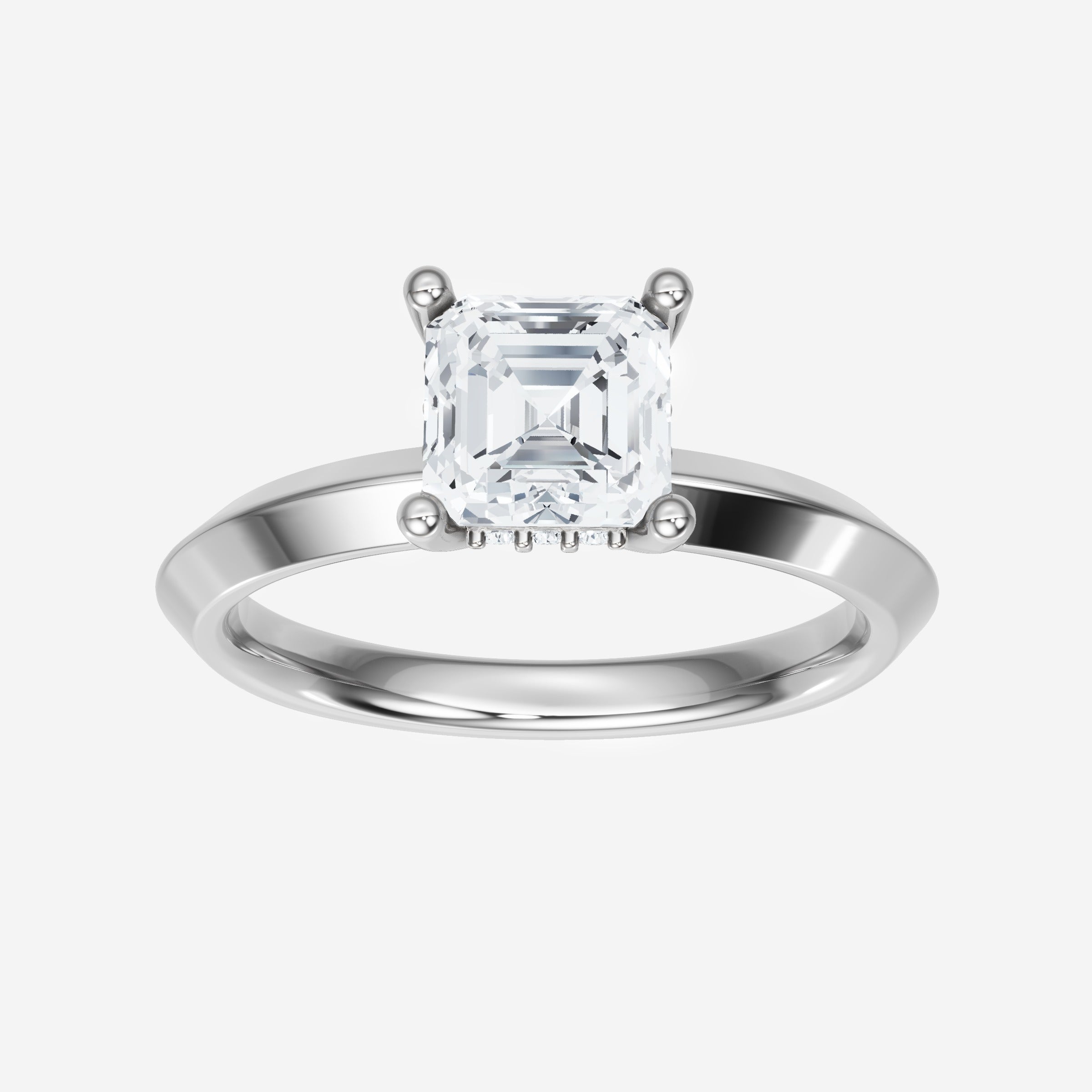 Asscher Artisan Ring