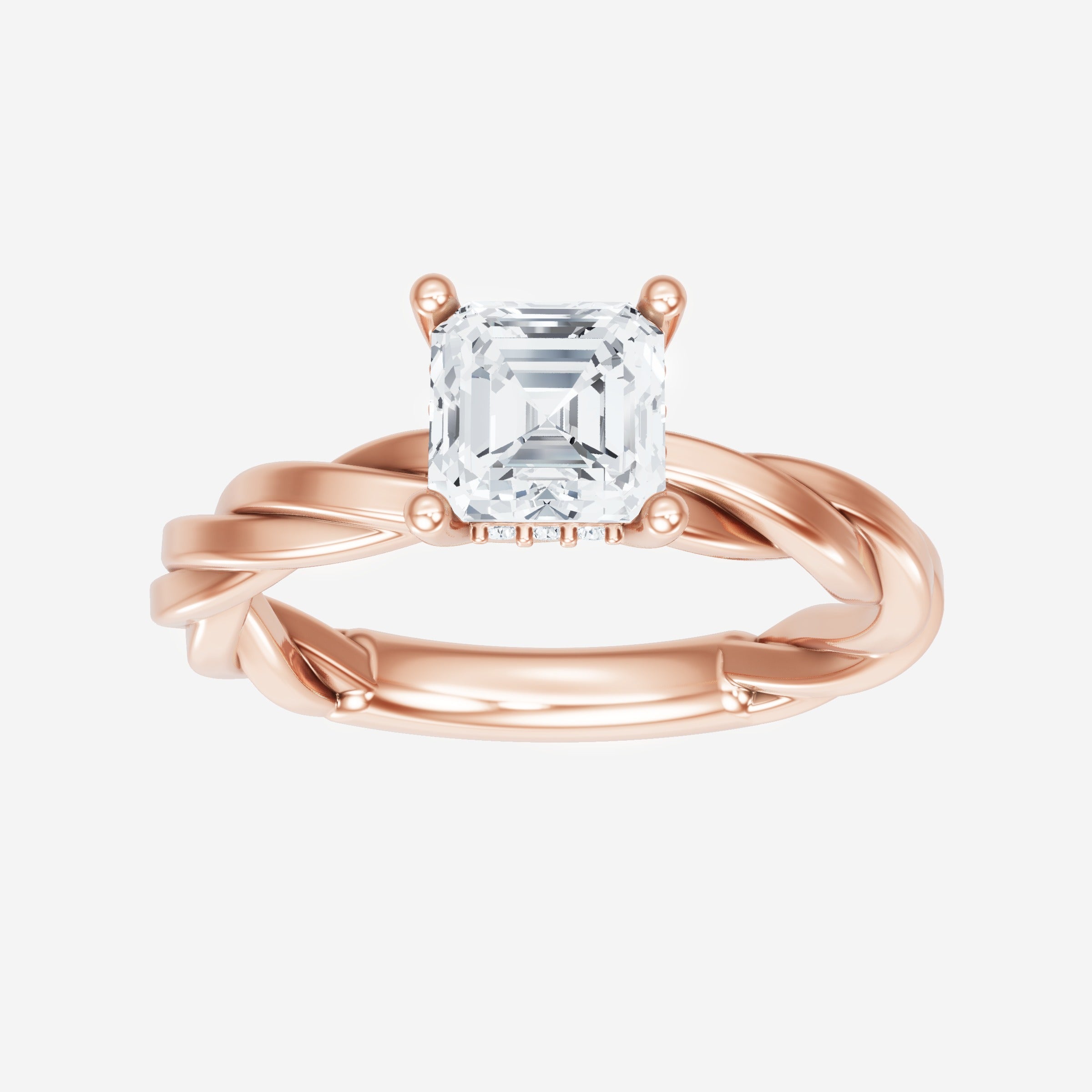 Asscher Dazzling Glam Ring