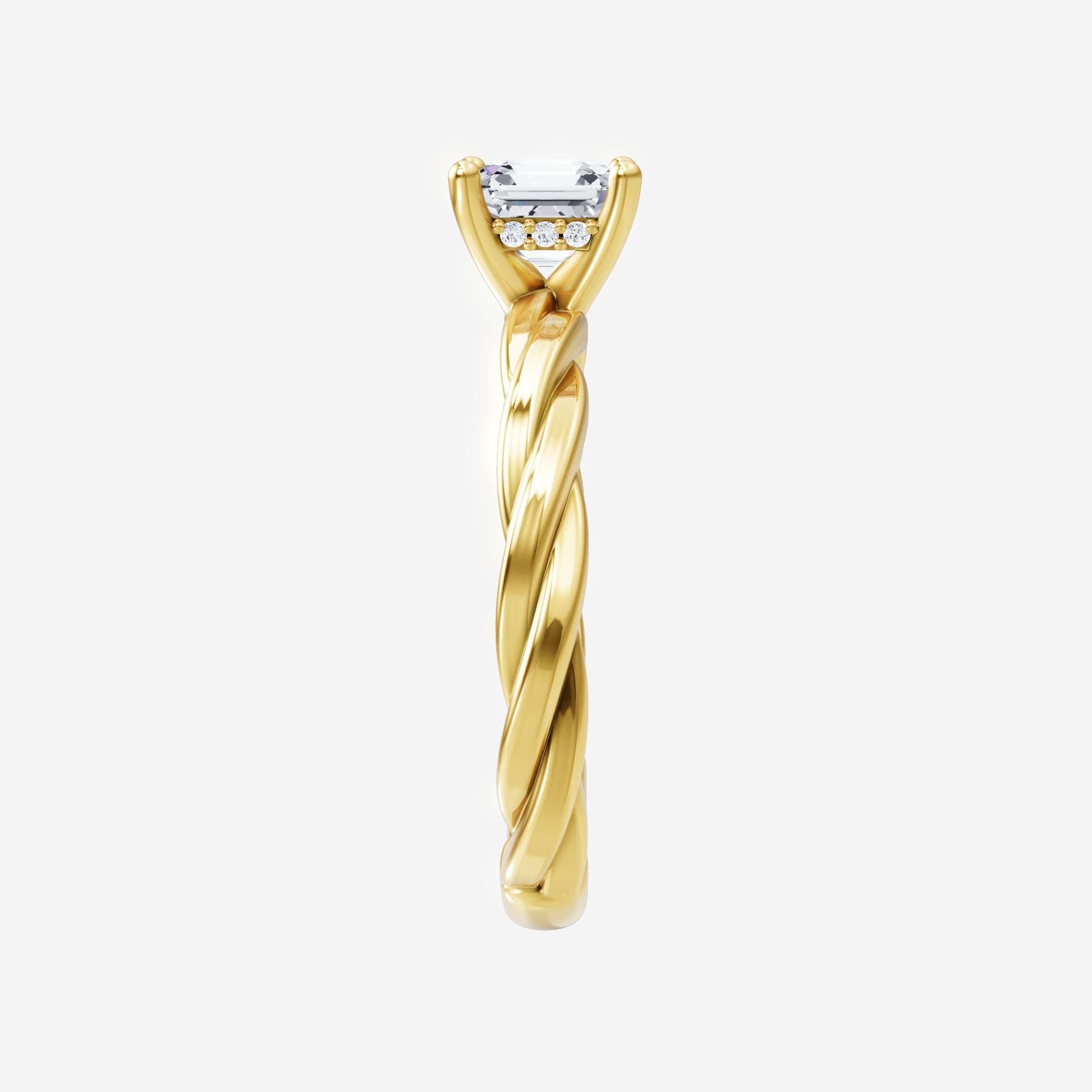 Asscher Dazzling Glam Ring