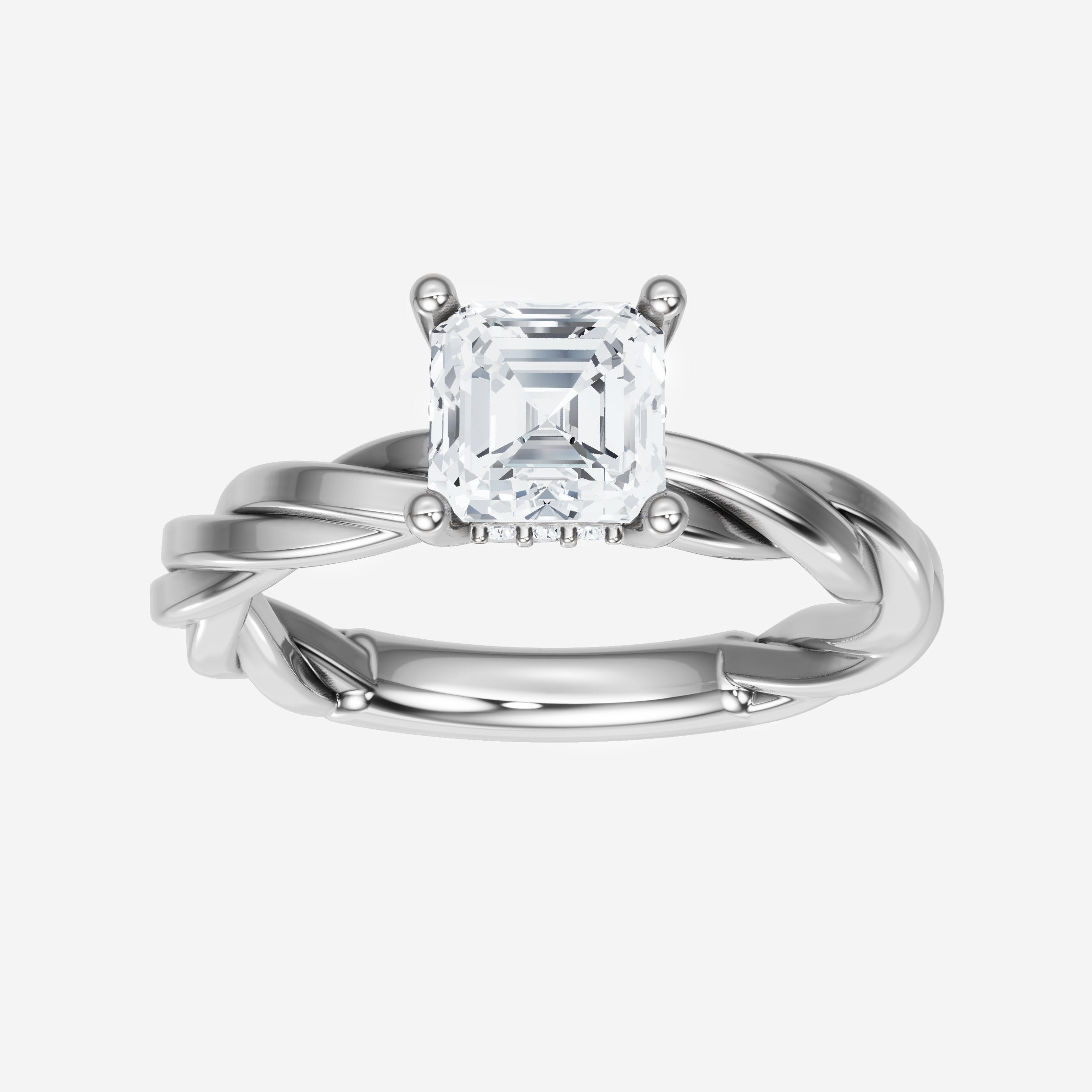 Asscher Dazzling Glam Ring