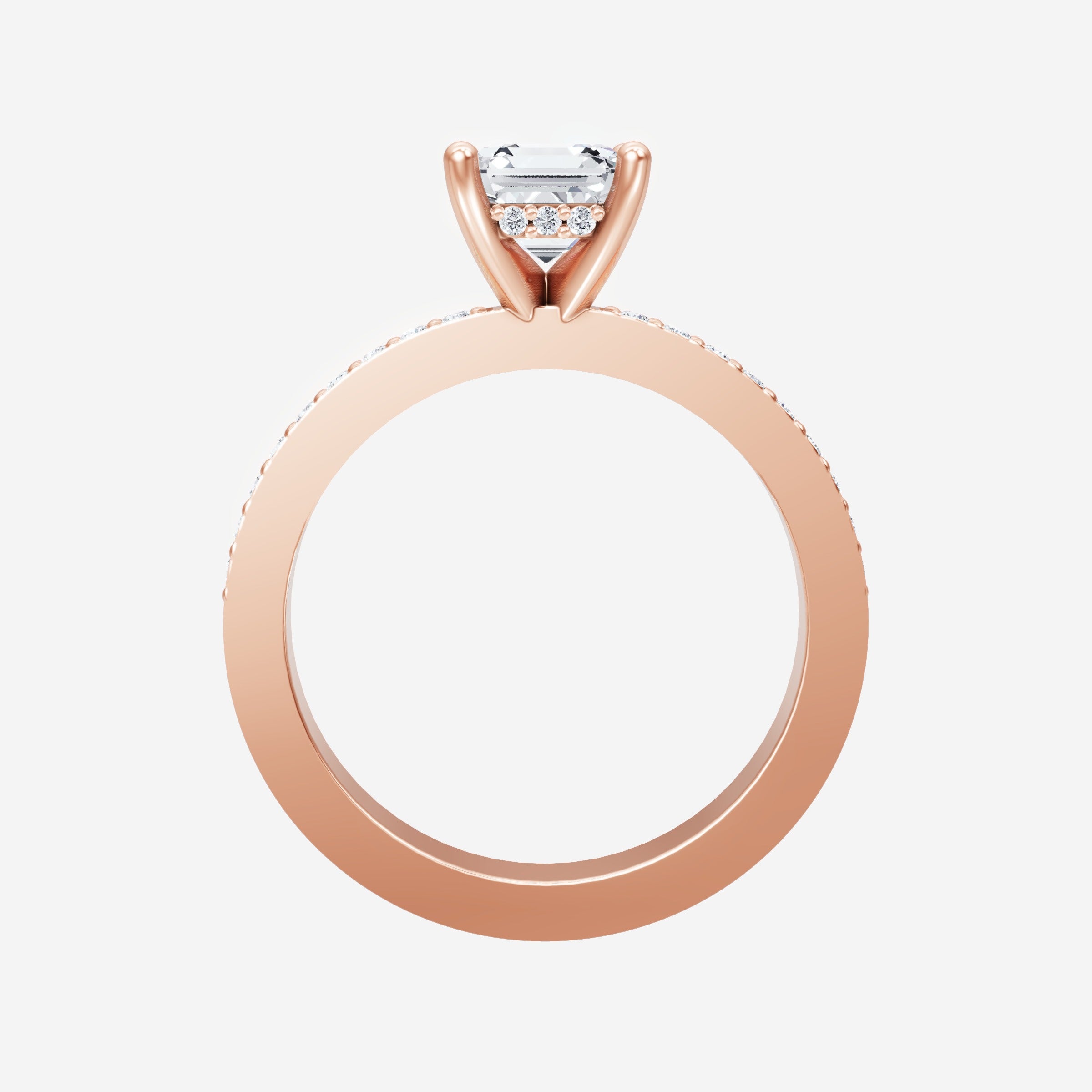 Asscher Dazzling Glam Ring