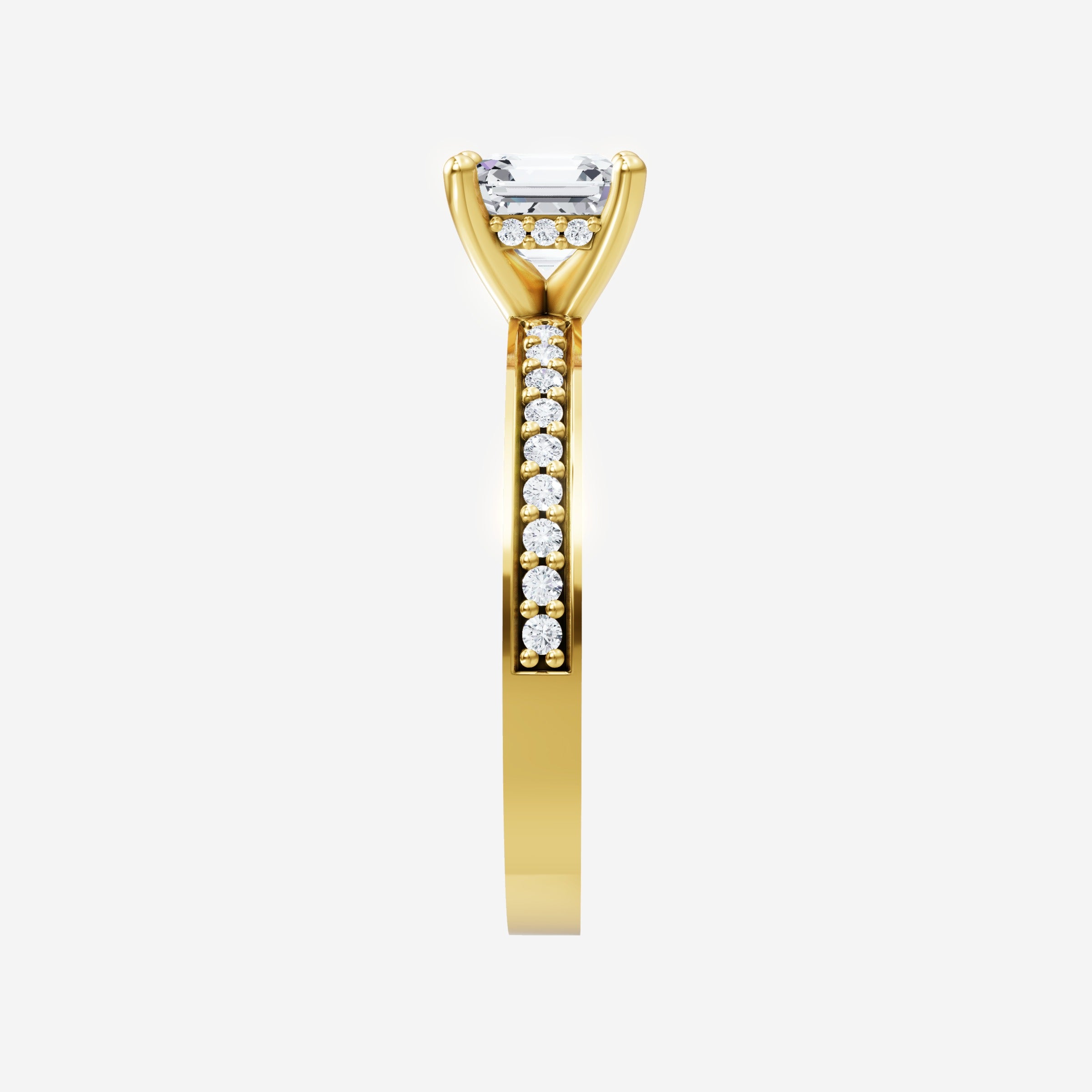 Asscher Dazzling Glam Ring