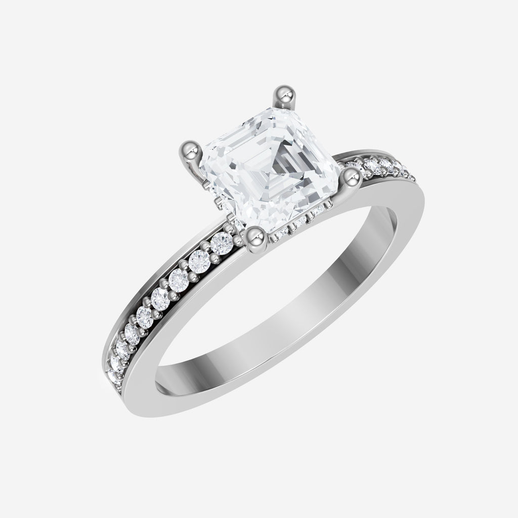 Anillo Twilight Twinkle de Asscher