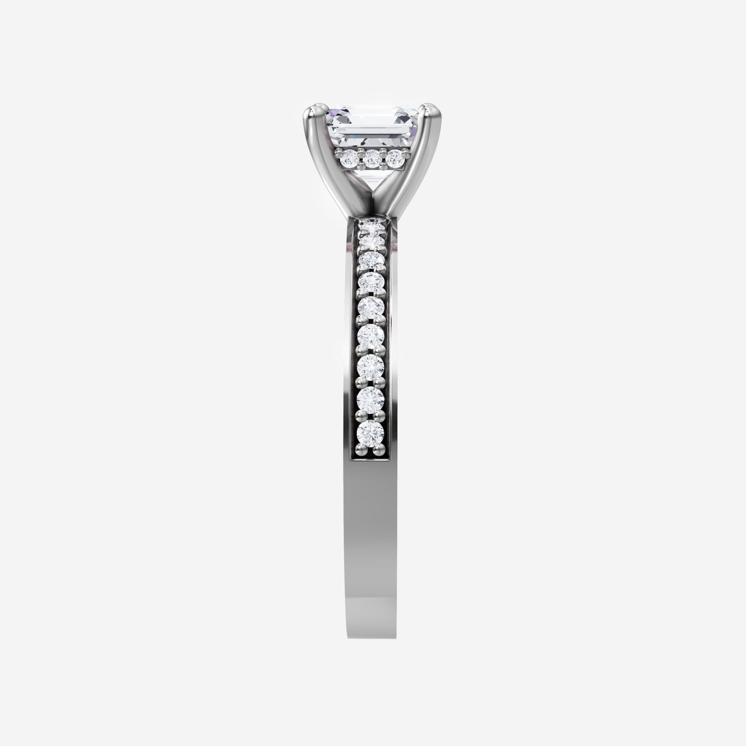 Asscher Dazzling Glam Ring