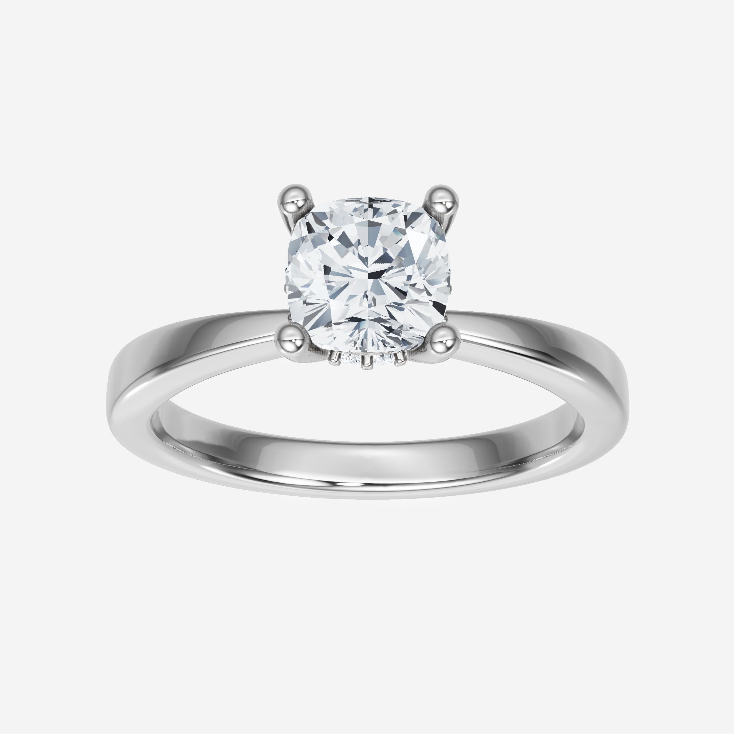 Cushion Elegant Double Halo Ring