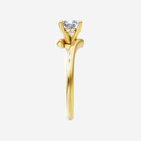 1.40 CT Cushion Timeless Micro Halo Ring IGI Certified