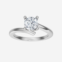 1.40 CT Cushion Timeless Micro Halo Ring IGI Certified