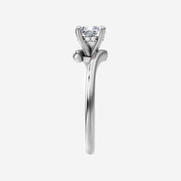1.40 CT Cushion Timeless Micro Halo Ring IGI Certified