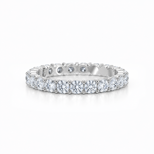 Anillo de eternidad con diamantes cultivados en laboratorio (1-2 ct)