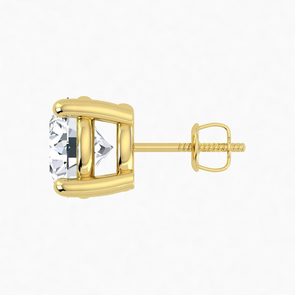 Single Stud Lab Grown Diamond Earring (1.50-2.00 CT)