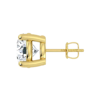 Certified Single Stud Lab Grown Diamond Earring (0.50 CT-2.00 CT)