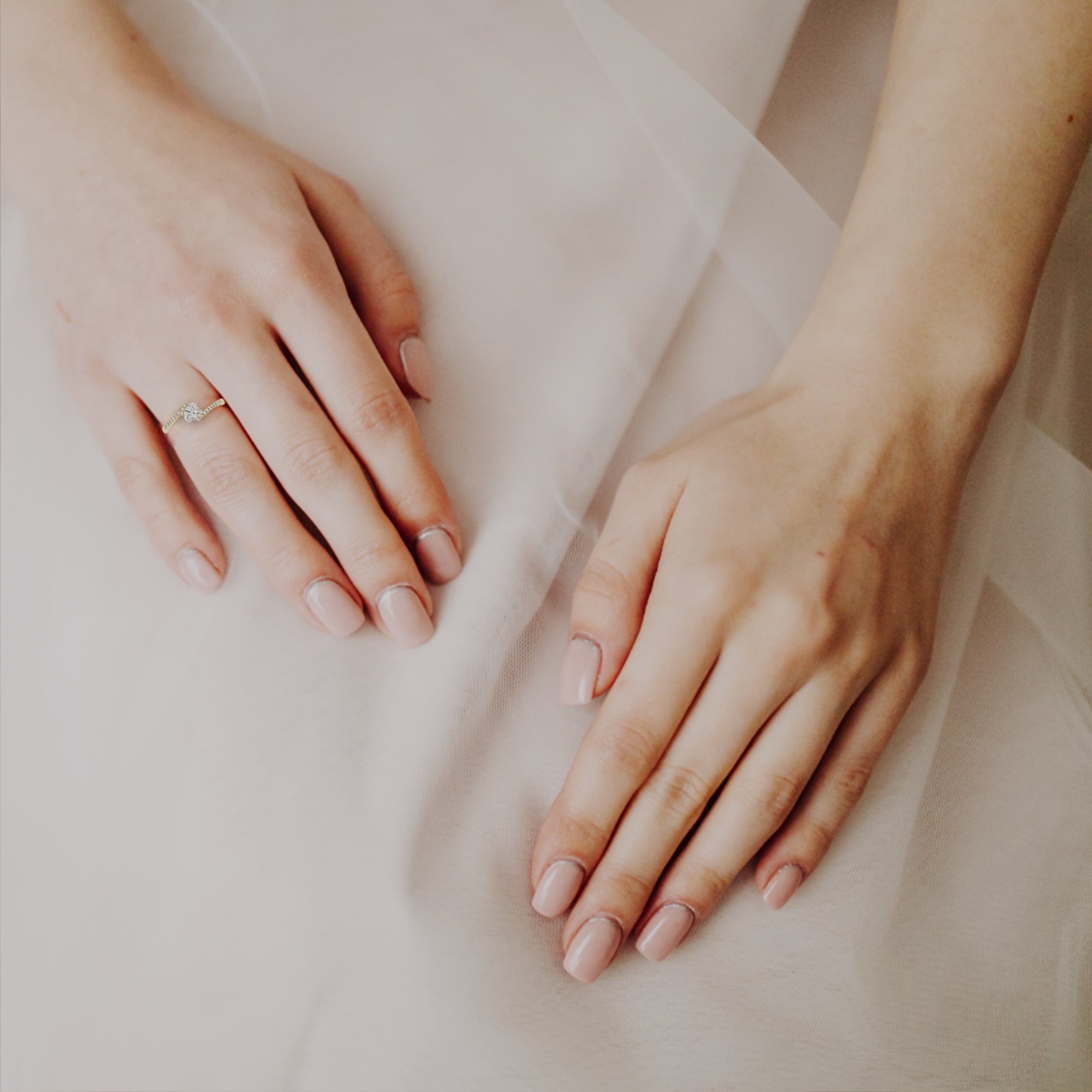 1 CT Oval Split Shank Lab Grown Diamond Ring