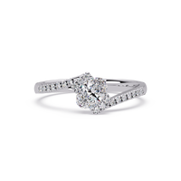 1 CT Oval Split Shank Lab Grown Diamond Ring