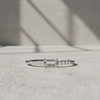 Lab Grown Baguette Diamond Ring