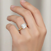 IGI Lab Grown Diamond Asscher Solitaire Ring (1ct-2.00ct)