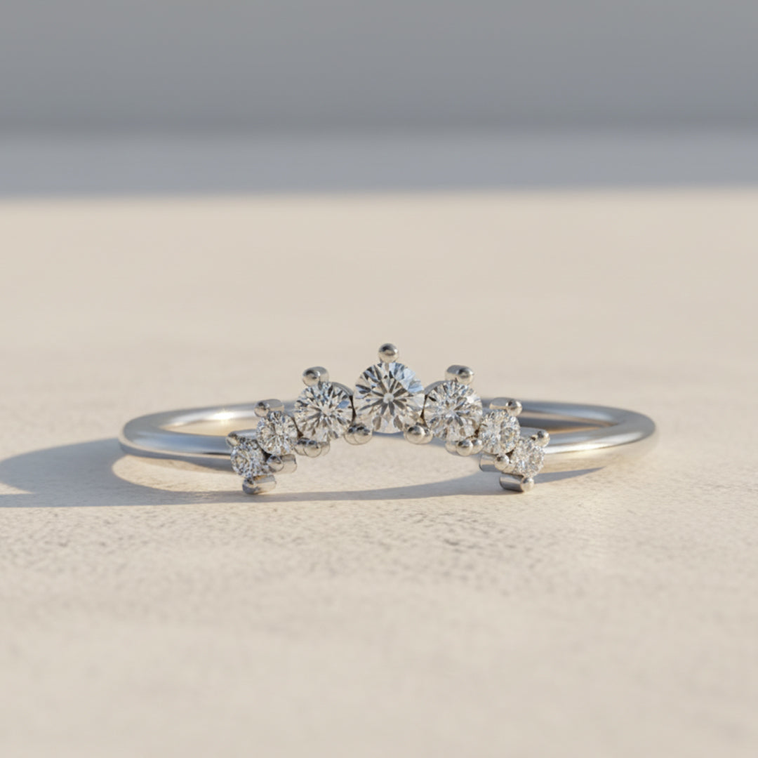 Lab Grown Diamond Crown Ring