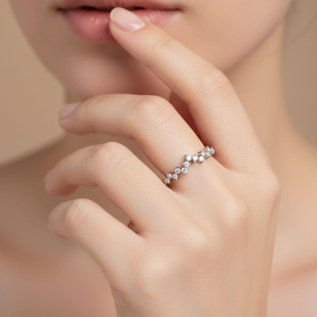 Lab Grown Diamond Crown Ring