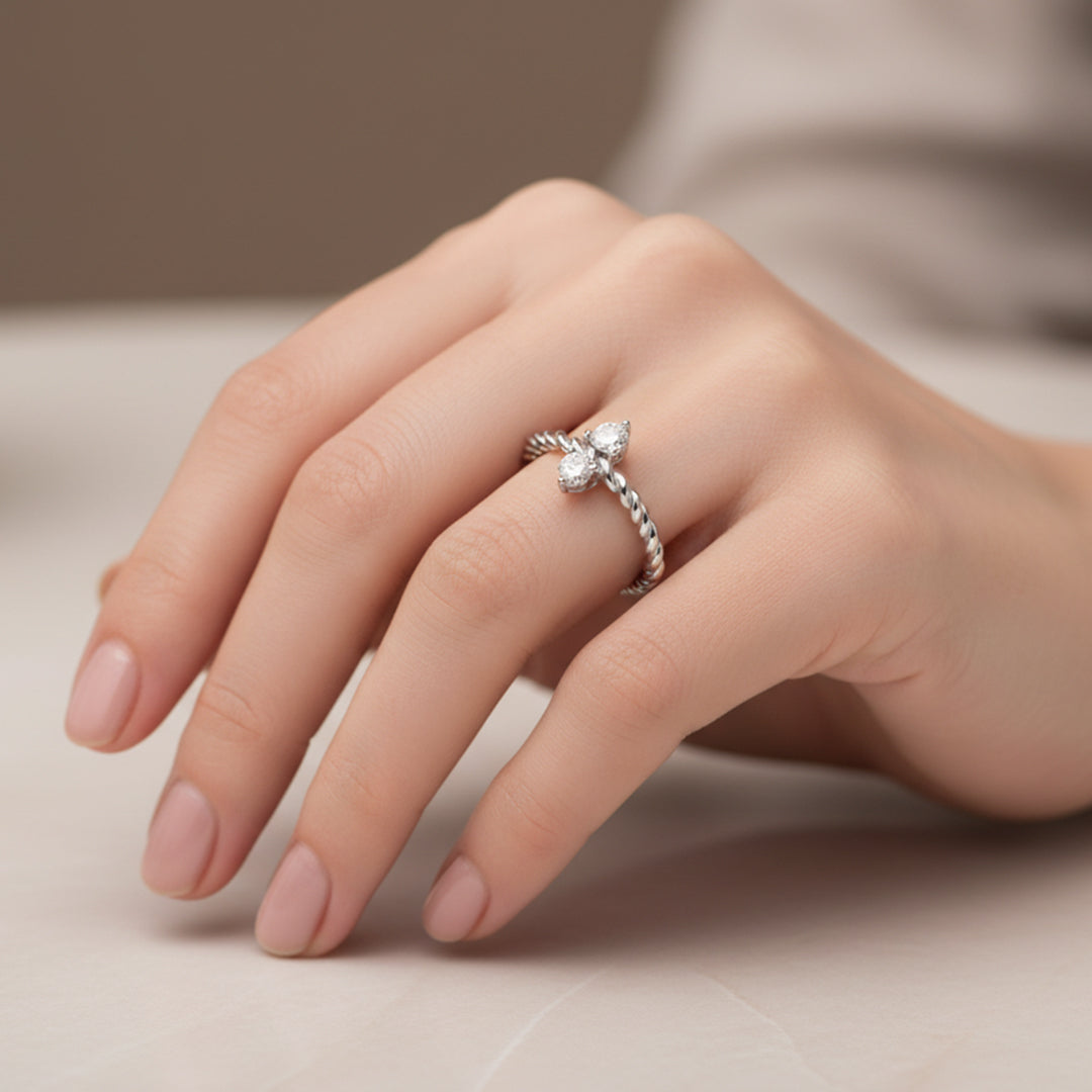 Lab Grown Diamond Rope Ring