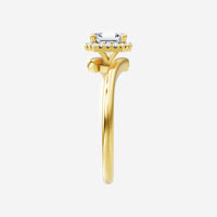 Anillo con dije victoriano de Asscher