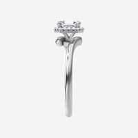 Anillo con dije victoriano de Asscher