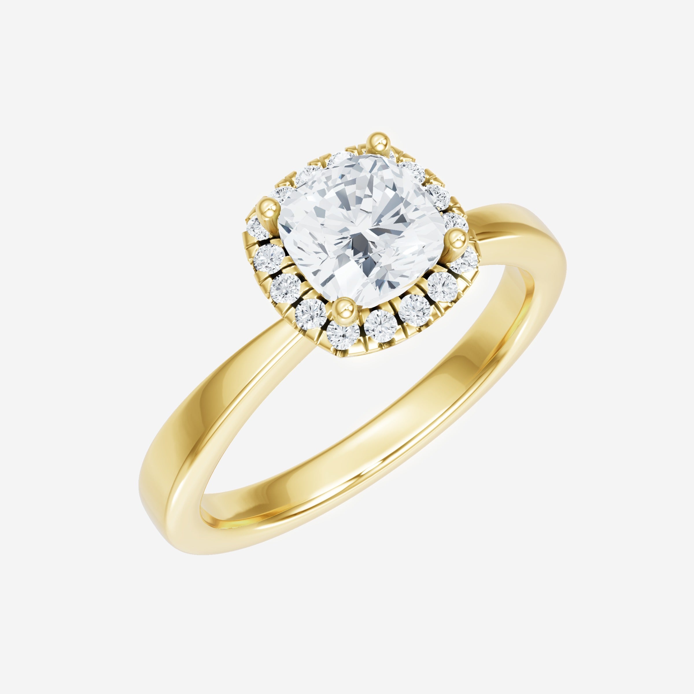 Cushion Shining Destiny Ring
