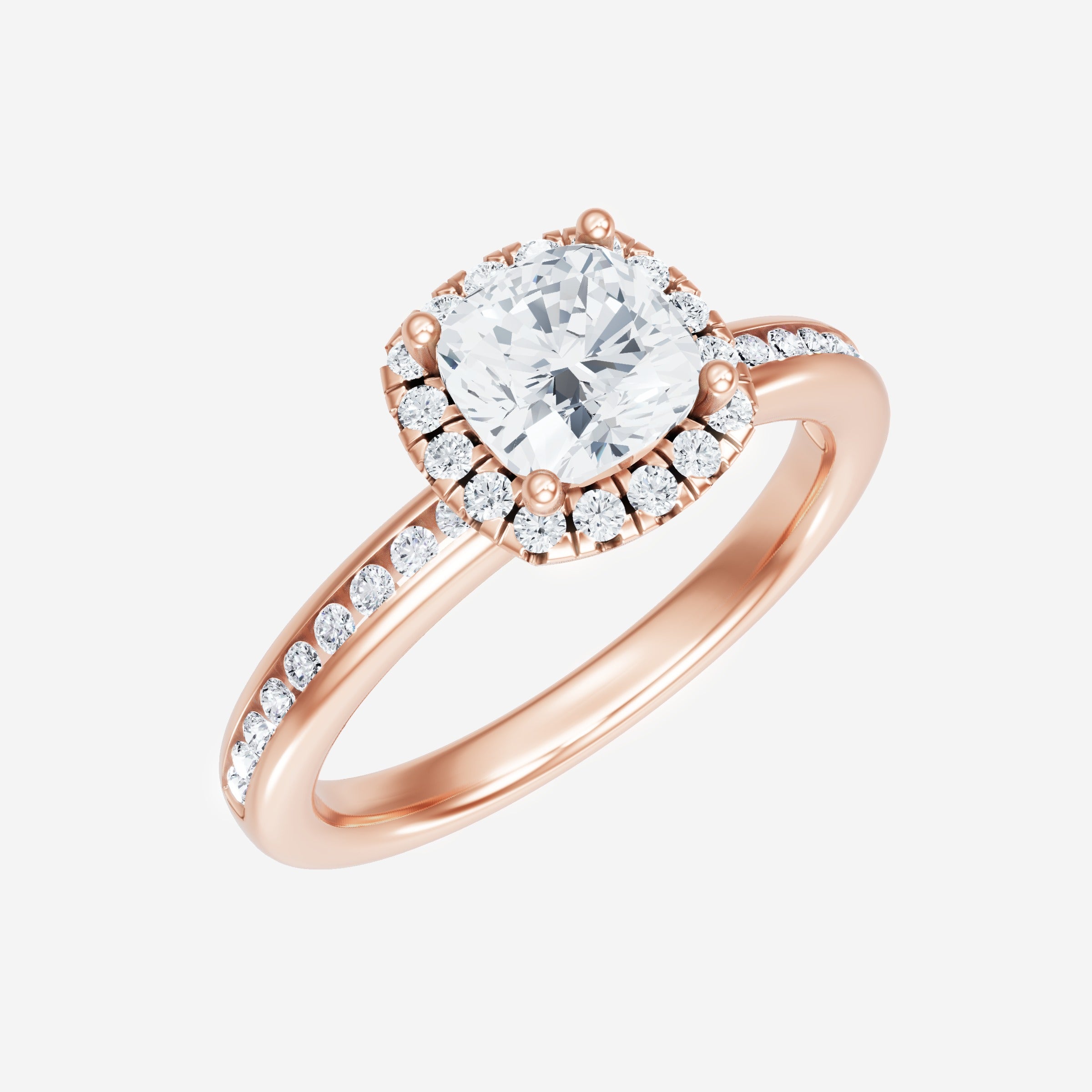 Cushion Shining Destiny Ring