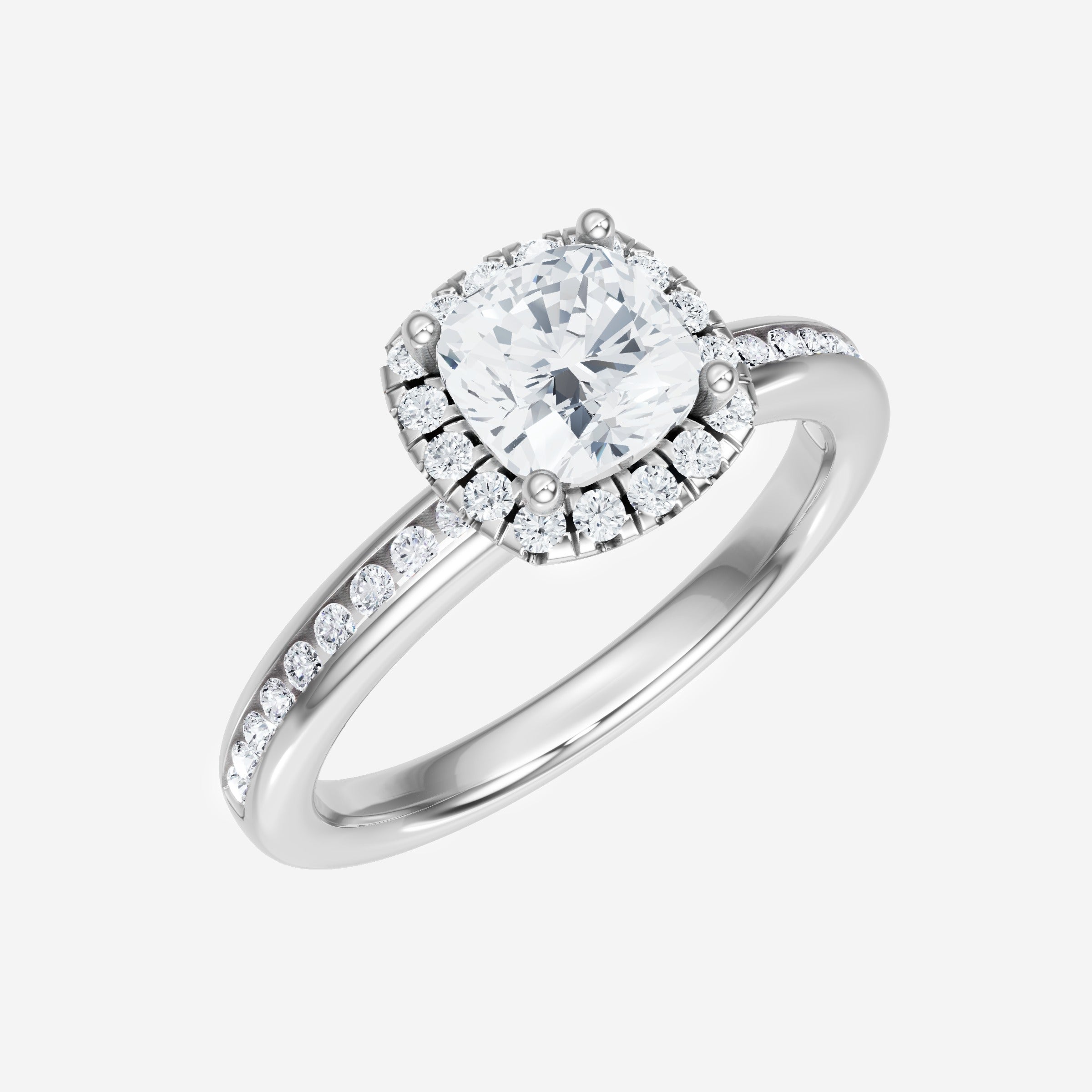 Cushion Shining Destiny Ring