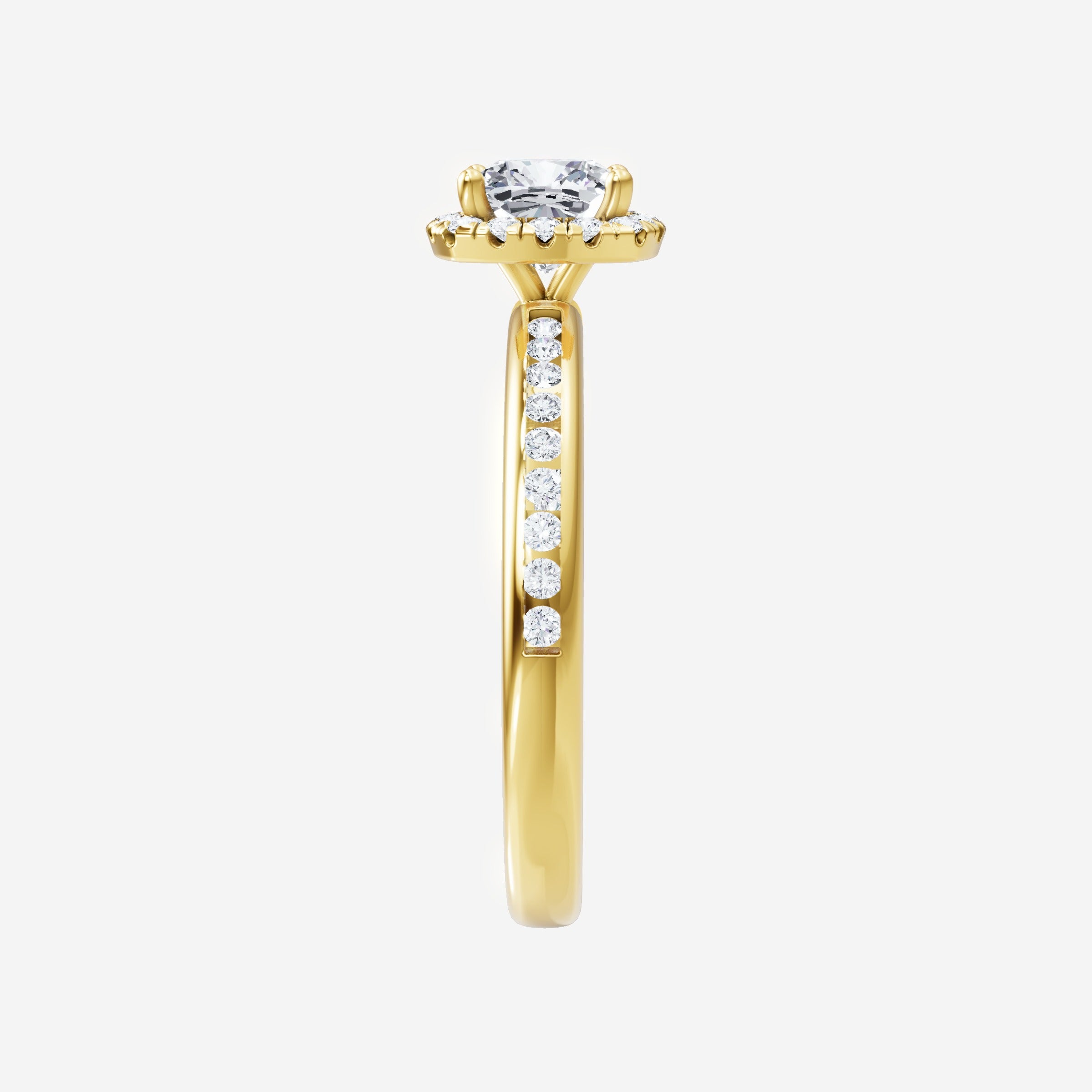 Cushion Shining Destiny Ring