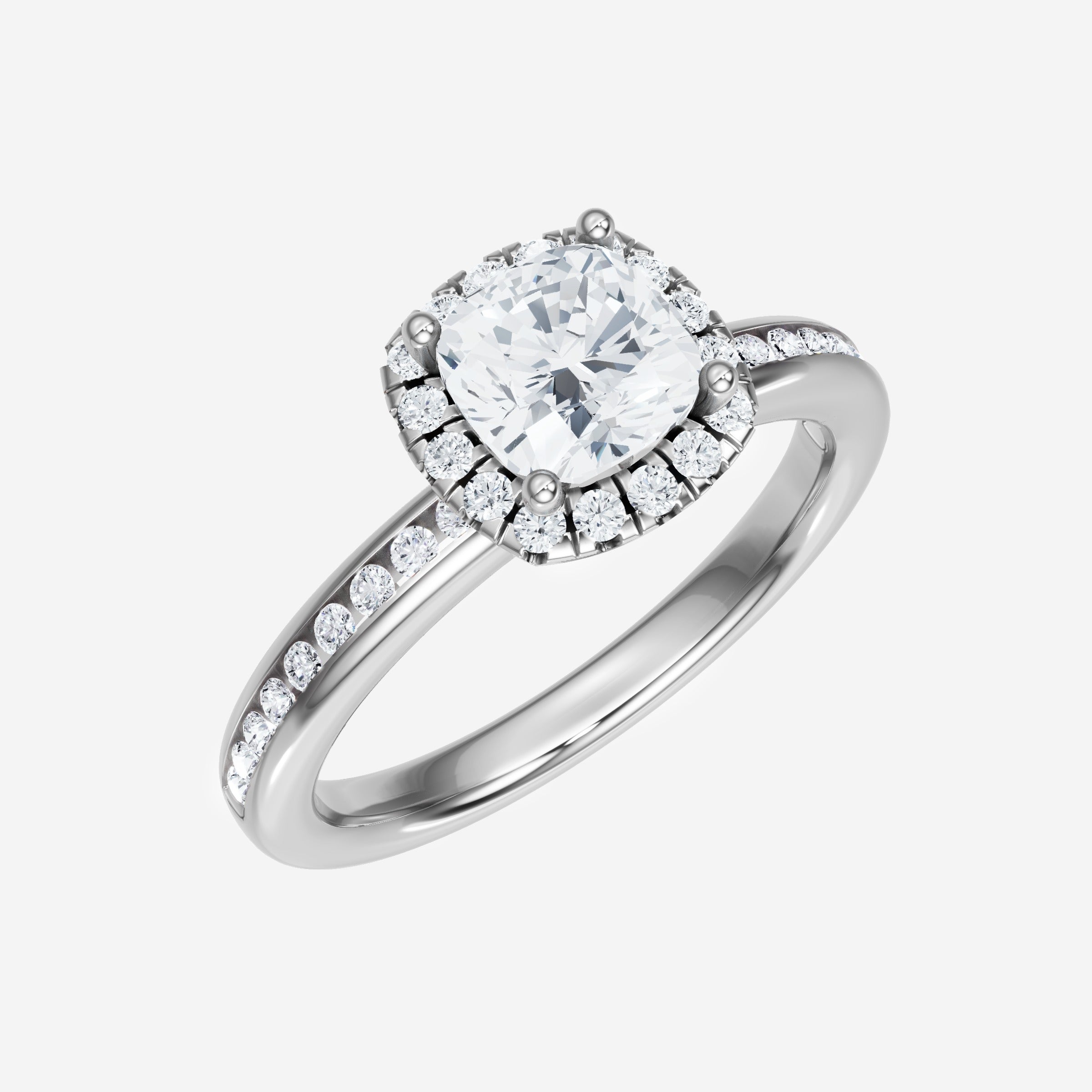 Cushion Shining Destiny Ring