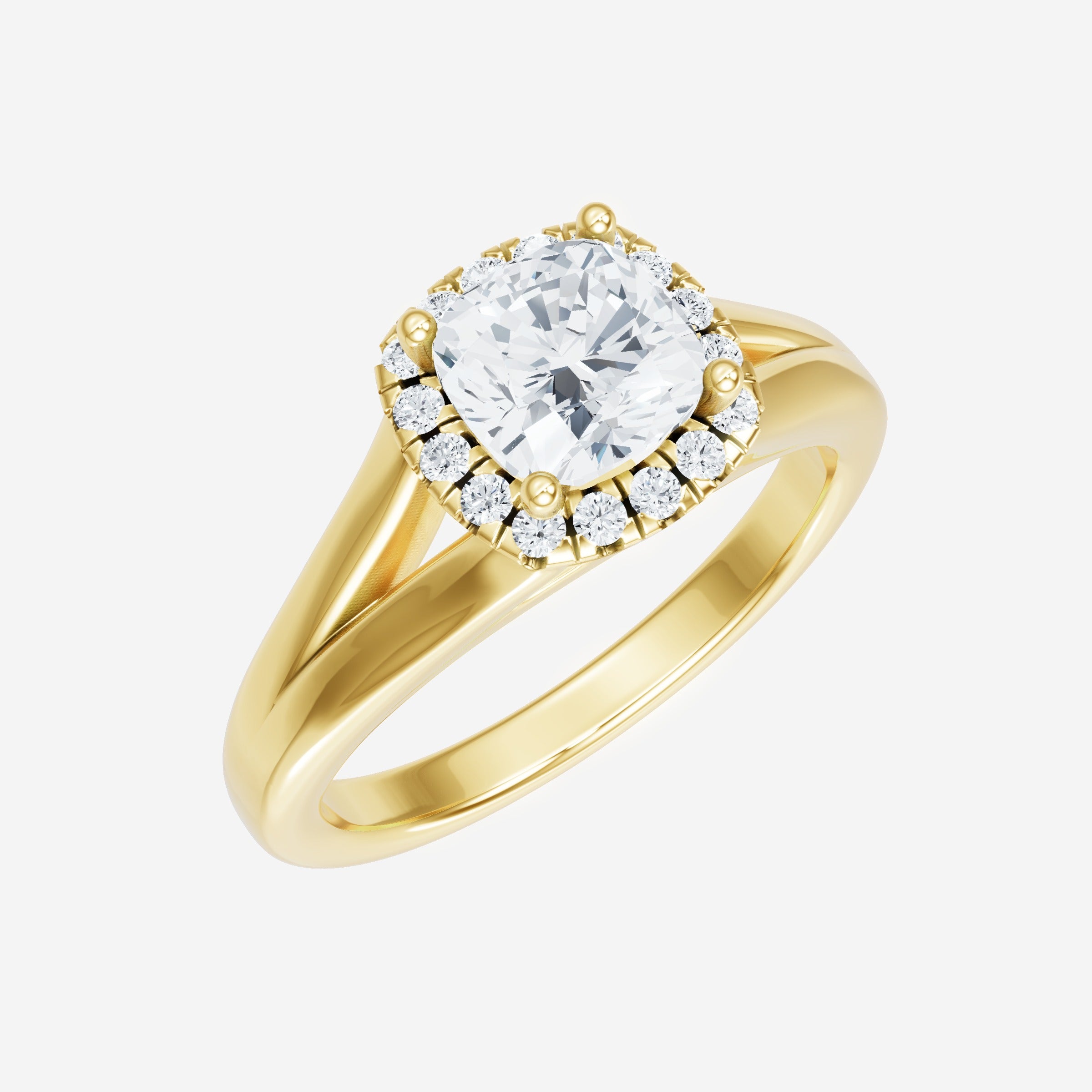 Cushion Shining Destiny Ring