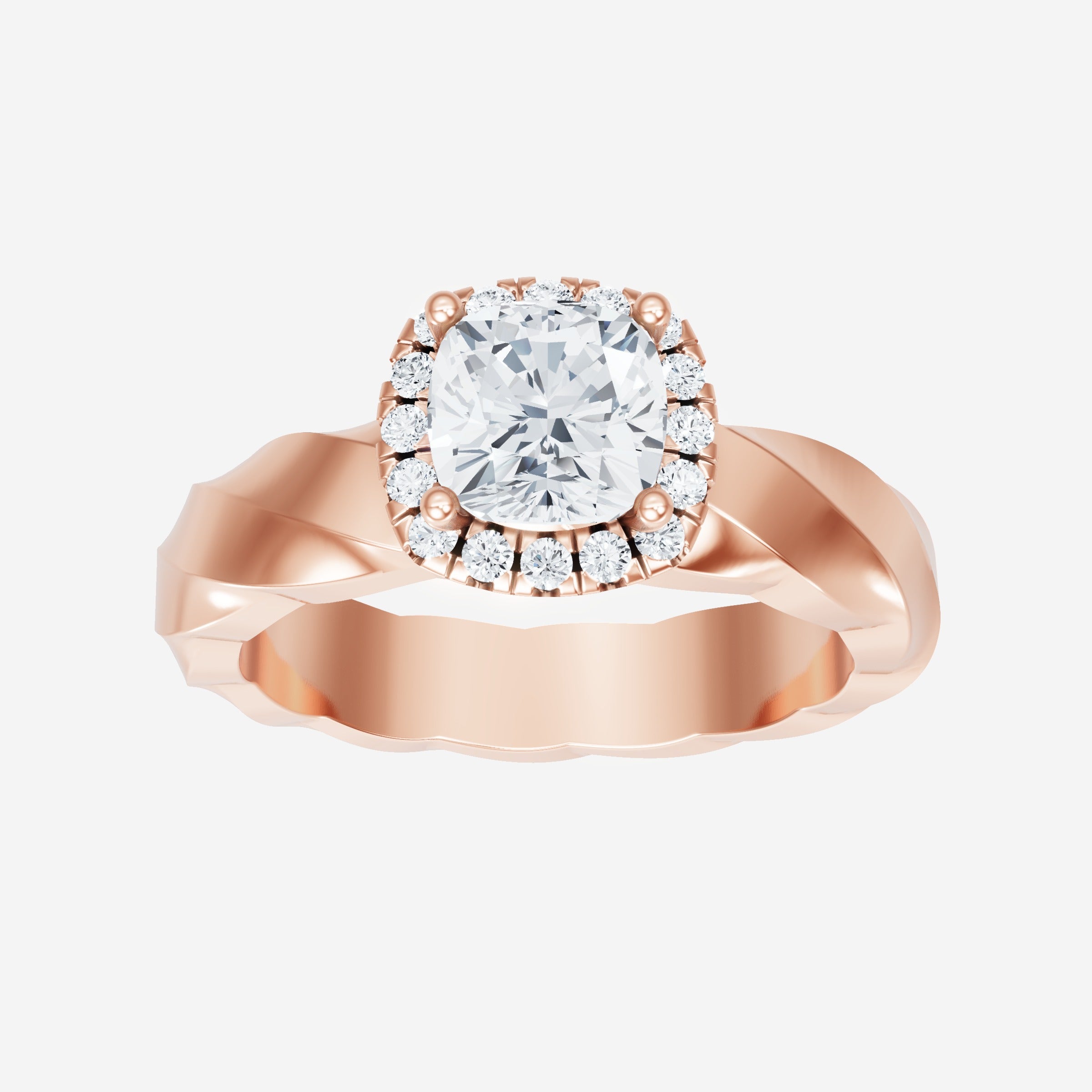 Cushion Shining Destiny Ring