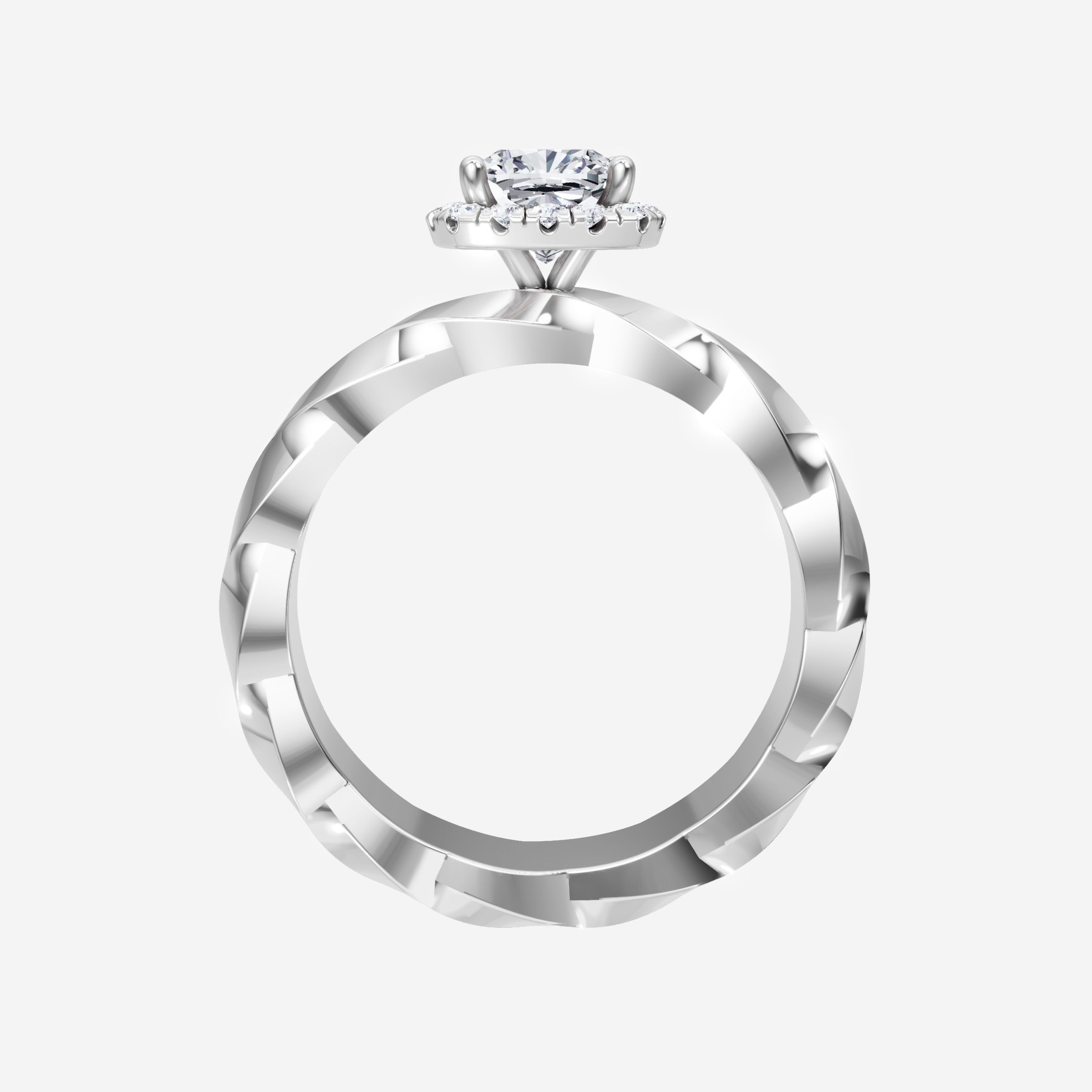 Cushion Shining Destiny Ring